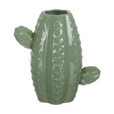 Ваза кактус Eterna WW 2702-20,5 19,5*12,5*20,5 см світло-зелена - фото