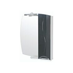 Зеркало Aqua Rodos Премиум 65 см черное - фото