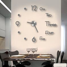 Годинник настінний Elisey 8953-001 3D 35-50 см - фото