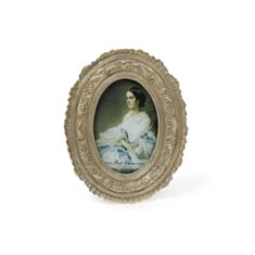 Фоторамка орнамент овальна зістарена золота BonaDi 450-102 23*18 см - фото