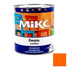 Емаль алкідна MIKS Color ПФ-115 глянцева помаранчева 2,8 кг - фото
