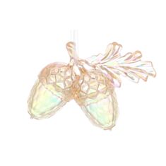 Іграшка на ялинку BonaDi Жолуді J88-080 6,8 см шампань - фото