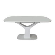 Стіл обідній розкладний Євродім UTAH Т-7083-1418 140*80 см white matt - фото