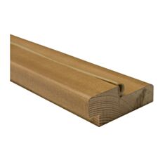 Дверна коробка Оміс комплект сосна з ущільнювачем 75*30*2050мм шпон дуб натуральний - фото