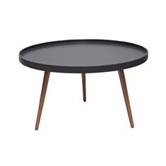 Столик журнальный деревянный Tray T1 серый/дуб - фото