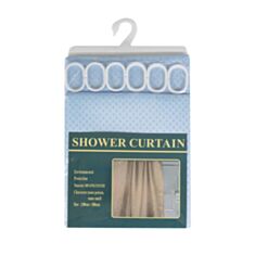 Шторка для ванны Пика 180*180 см голубая - фото