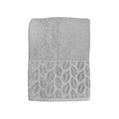 Рушник Nurpak Hazal 619 70*140 см світло-сірий - фото