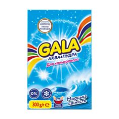 Стиральный порошок GALA Аква-Пудра Морская свежесть для цветных вещей 300 г - фото
