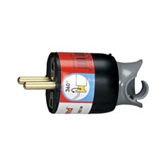 Вилка електрична Legrand 50173 із заземленням чорна - фото