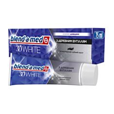 Зубная паста Blend-a-Med 93114 3D White с древесным углем 75 мл - фото