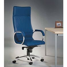 Крісло для керівників ALLEGRO steel chrome тканина LE-E - фото