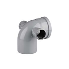 Коліно каналізаційне двоплощинне Rozma 90° 110*50 мм ліве/праве - фото