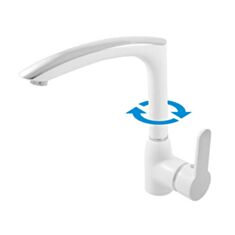 Смеситель для кухни Rav Slezak Zambezi ZA007.5/7B белый - фото