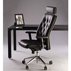 Крісло для керівників CHESTER R HR steel chrome ECO-30 - фото