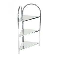 Этажерка для ванны AWD 2040020 угловая 3 ярусная - фото