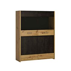 Витрина Aviles AVLV01 4D дуб артисан/фрешко - фото