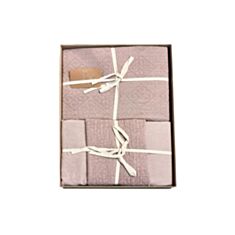 Комплект постільної білизни Favorite варена бавовна Greek 200*220 см темно-бузковий - фото