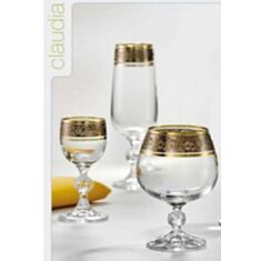 Набор бокалов Bohemia Claudia 40149-43249 50мл/180мл/250мл/18пр - фото