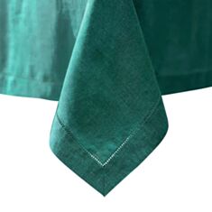 Скатертина лляна Limaso Salto GREEN-180 140*180 см - фото