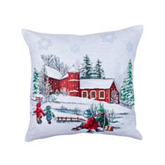 Наволочка новогодняя гобеленовая Limaso SLED CO3-NV1 45*45 см - фото