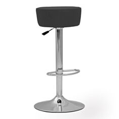 Стілець барний металевий Pinacolada Chrome V-4 чорний - фото