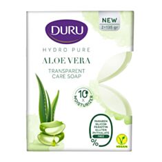 Мило Duru Hydro Pure з екстрактом алое вера 2*135 г - фото
