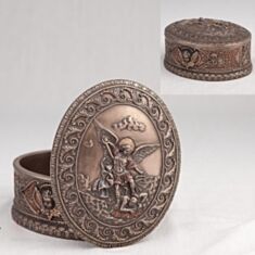 Шкатулка Архангел Михаил 75564 A4 9*12см - фото