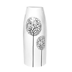 Ваза Eterna 210217 13*13*27 см белая - фото