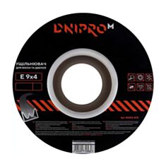 Ущільнювач Dnipro-M E-тип самоклеючий 9*4 мм 75 м чорний  - фото