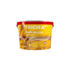 Фасадная краска акриловая Triora белая 10 л - фото