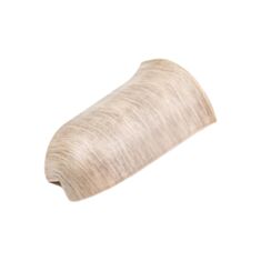 Кут зовнішній для плінтуса ТІС ПЛГНК-0014 з коекструзією дуб білий - фото