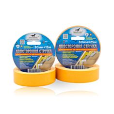 Лента двусторонняя Mustang BDSP3025 для мембран и нетканого полотна 30 мм 25 м - фото