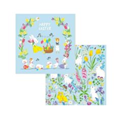 Серветки паперові Silken Happy Easter мікс 18 шт 33*33 см - фото