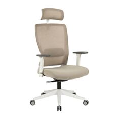 Крісло для керівника Kresla Lux Option 3018HW ОА-2037+SU-01 бежеве - фото