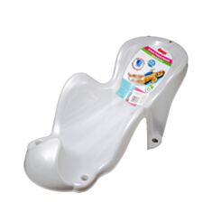 Горка для купания Dunya Plastik 11104 26,5*53,2*22 см жемчужно-белая - фото