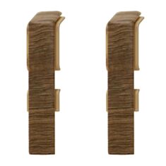З’єднання для плінтуса Salag NG80 NG8F19 19 дуб старий 2 шт - фото