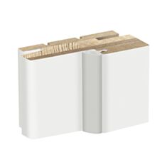 Стійка дверної коробки телескопічна StilDoors 80*34*2070 мм Білий Кристал 3 шт - фото