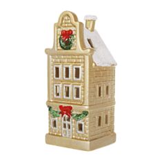 Декоративная статуэтка Домик BonaDi с LED-подсветкой 123-012 18 см - фото