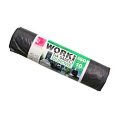 Пакети для сміття Bratek LDPE 160 л 10 шт - фото