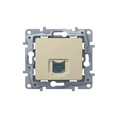Розетка комп'ютерна Legrand Etika 672341 RJ45 Cat.5е UTP слонова кістка - фото
