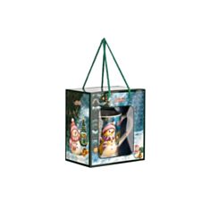 Чашка Elisey Снеговичок 9250-035 с ложкой 350 мл в ассортименте - фото