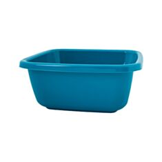 Таз Алеана квадратний 14 л бірюзовий - фото