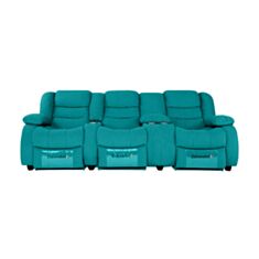 Диван-кінотеатр Честер 3 бірюзовий - фото