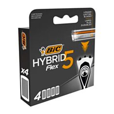 Касети Bic Flex Гібрид 5 лез 4 шт - фото