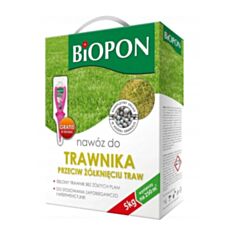 Добриво гранульоване для газонів проти пожовтіння Biopon 5 кг - фото