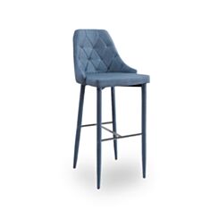 Стілець барний металевий Florino блакитний - фото