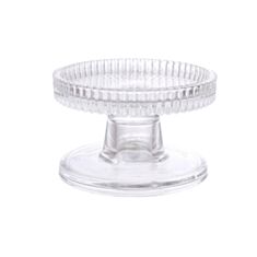 Підсвічник двосторонній BonaDi 133-022 6,5 см прозорий - фото