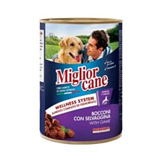 Консерва для собак Migliorcane з дичиною 405 г - фото