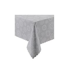 Скатертина Arya Melina 150*220 см срібло - фото