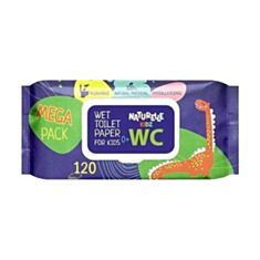 Вологий туалетний папір Naturelle Kidz 120 шт - фото